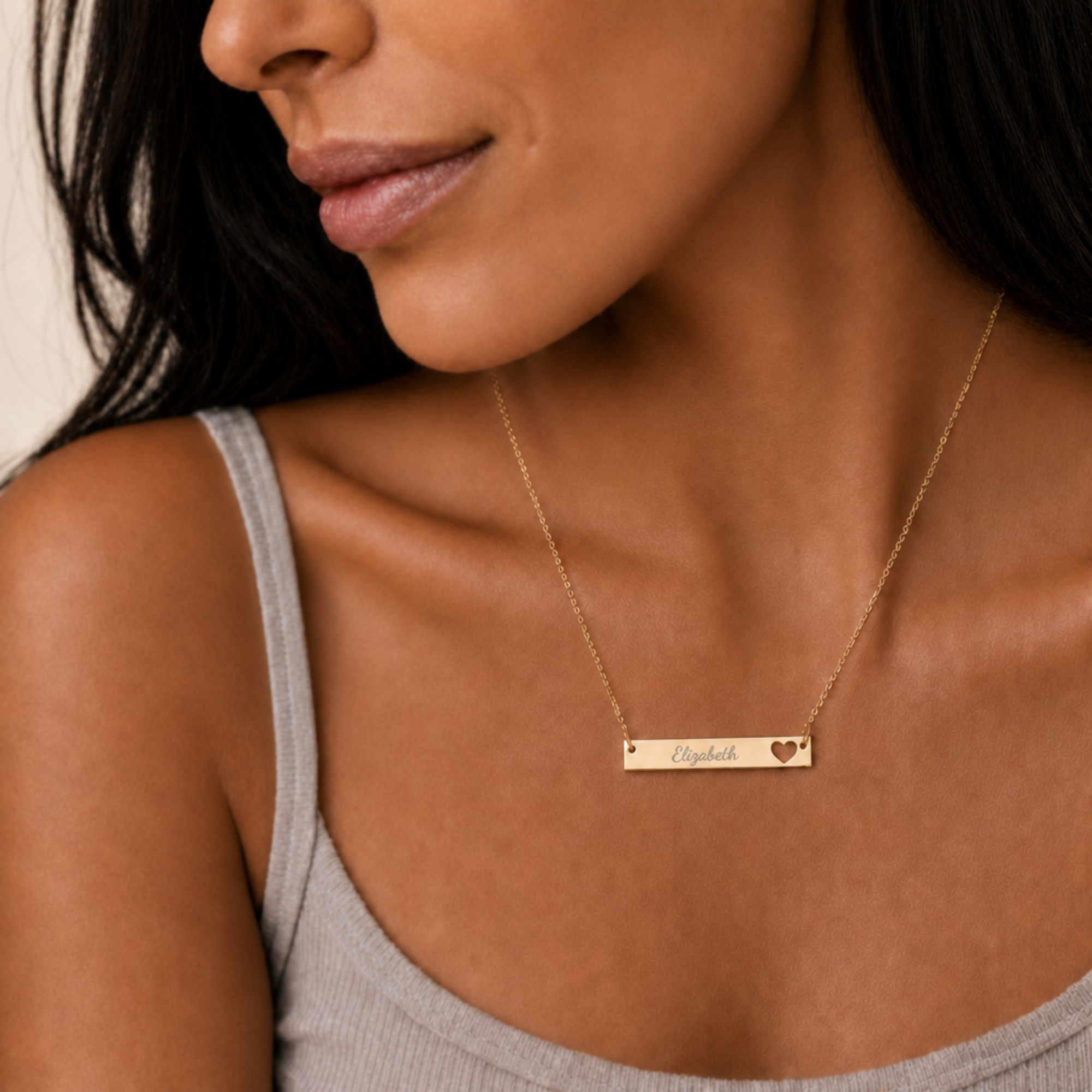 Last Name Necklace, Two Initial Necklace, Initial Name Necklace