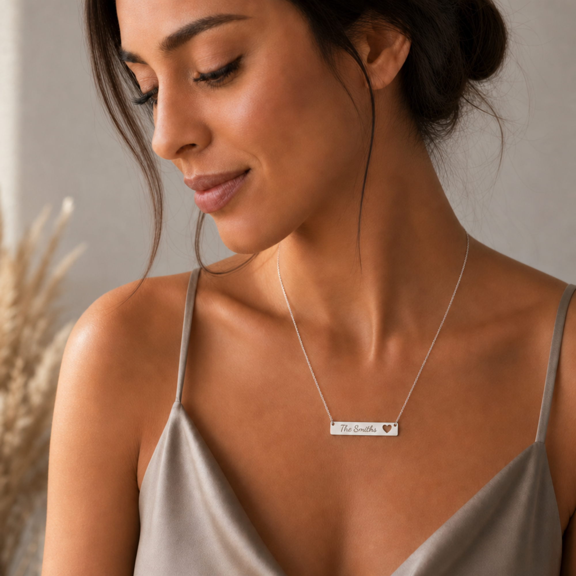 Last Name Necklace, Two Initial Necklace, Initial Name Necklace